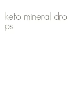 keto mineral drops