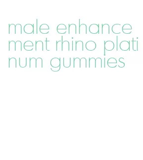 male enhancement rhino platinum gummies