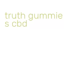 truth gummies cbd