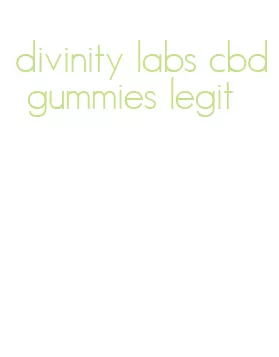 divinity labs cbd gummies legit