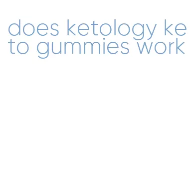 does ketology keto gummies work