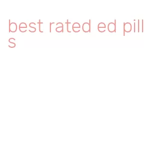 best rated ed pills