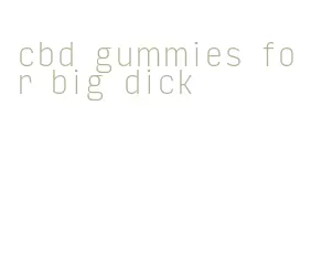 cbd gummies for big dick