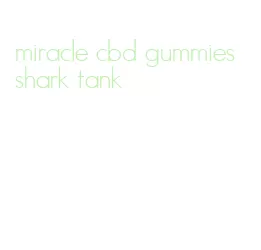 miracle cbd gummies shark tank