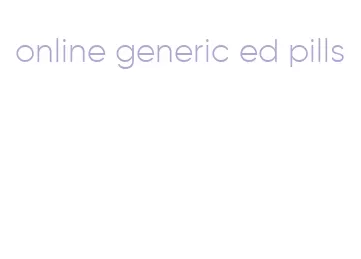 online generic ed pills