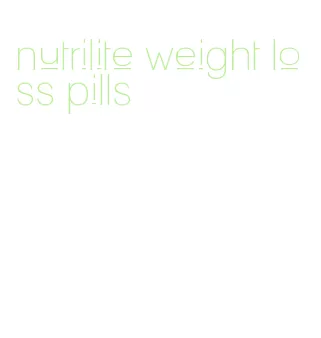 nutrilite weight loss pills