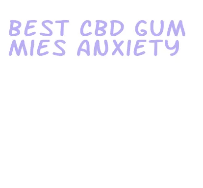 best cbd gummies anxiety