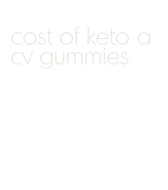 cost of keto acv gummies