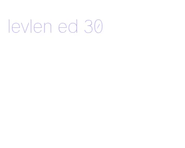 levlen ed 30