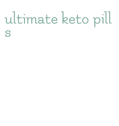 ultimate keto pills