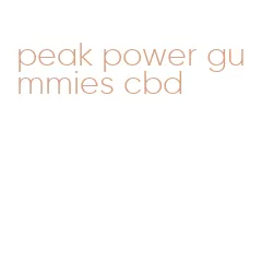 peak power gummies cbd