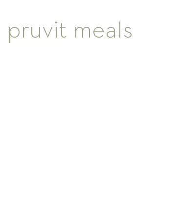 pruvit meals