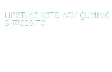 lifetime keto acv gummies website