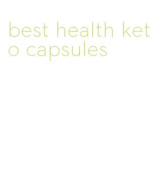 best health keto capsules