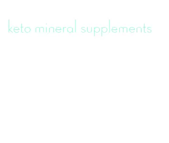 keto mineral supplements