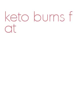 keto burns fat