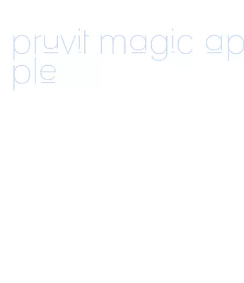 pruvit magic apple