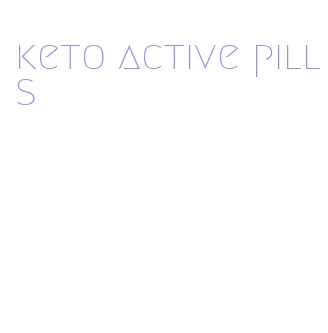 keto active pills