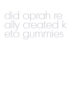 did oprah really created keto gummies