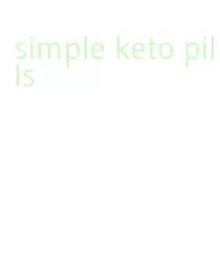 simple keto pills