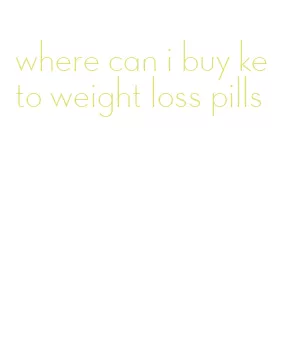 where can i buy keto weight loss pills