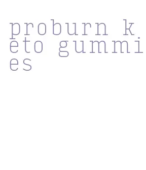 proburn keto gummies