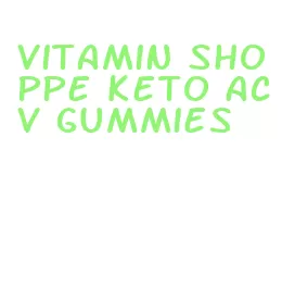 vitamin shoppe keto acv gummies