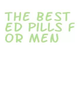 the best ed pills for men