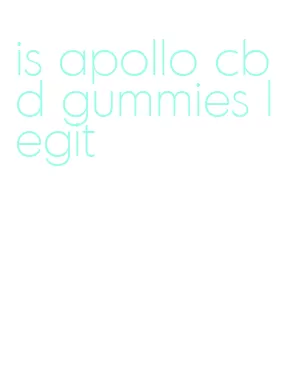 is apollo cbd gummies legit