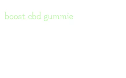 boost cbd gummie