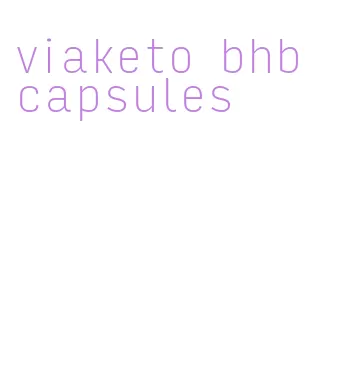 viaketo bhb capsules