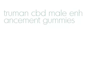 truman cbd male enhancement gummies