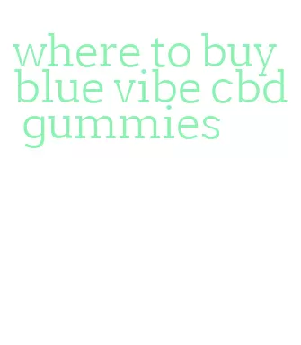 where to buy blue vibe cbd gummies