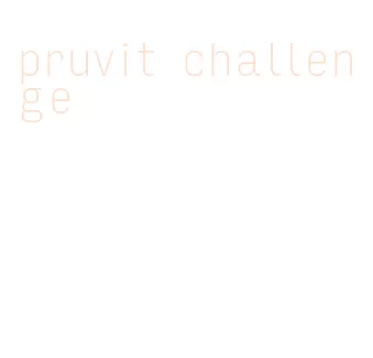 pruvit challenge