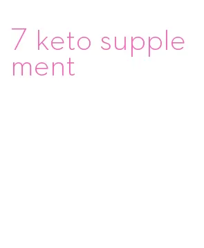 7 keto supplement