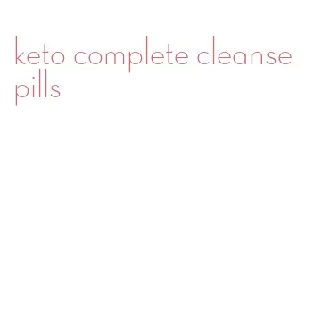 keto complete cleanse pills