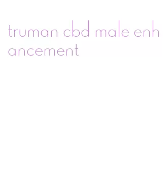 truman cbd male enhancement