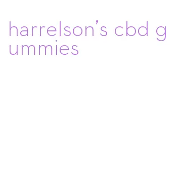 harrelson's cbd gummies