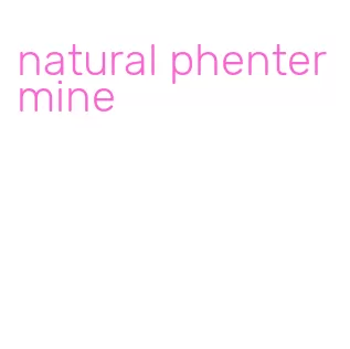 natural phentermine