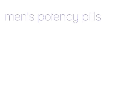 men's potency pills