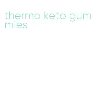 thermo keto gummies