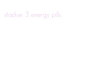 stacker 3 energy pills