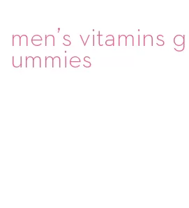 men's vitamins gummies