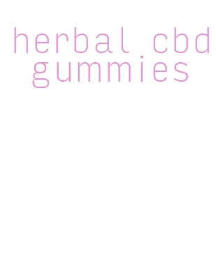 herbal cbd gummies