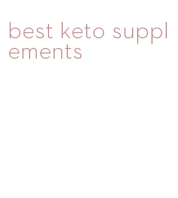 best keto supplements