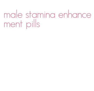 male stamina enhancement pills