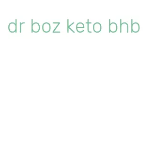 dr boz keto bhb