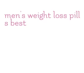 men's weight loss pills best