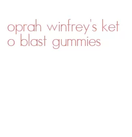 oprah winfrey's keto blast gummies