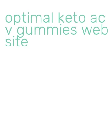 optimal keto acv gummies website